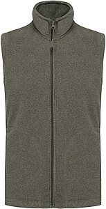 Mens microfleece vest KARIBAN, light khaki, S