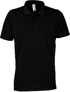 Mens polo T-shirt PAYPER ROME, black, M