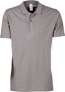 Mens polo T-shirt PAYPER ROME, grey, M