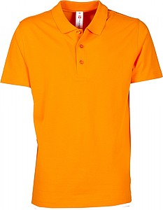 Mens polo T-shirt PAYPER ROME, orange, M