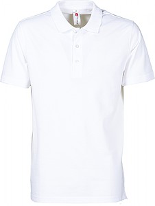 Mens polo T-shirt PAYPER ROME, white, M
