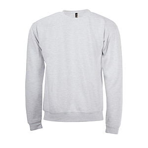 MENS ROUND-NECK SWEATSHIRT SPIDER, ASH, L