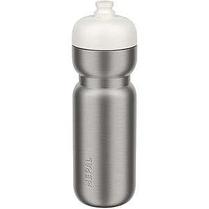 Mepal Pull 800 ml stainless steel sport bottle, white