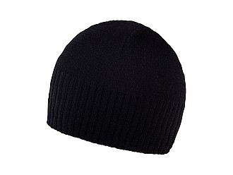 Merina winter hat, black