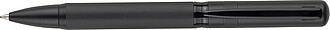Metal and ecobrass pen set Adel, black