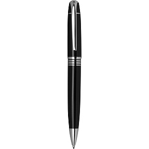 Metal ball pen in a plastic box., black