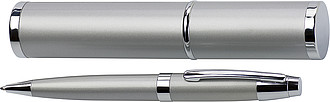 Metal ballpen & tubeSilver