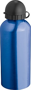 Metal drinking bottle, blue