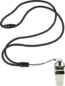 Metal whistle Rebecca, silver