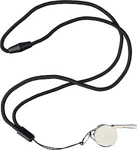 Metal whistle Rebecca, silver