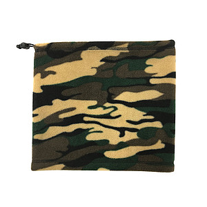 Micro fleece neckwarmer PAYPER OSLO, camouflage