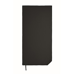 Microfibre towel, black