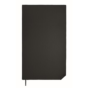 Microfibre towel, black