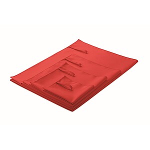 Microfibre towel, red