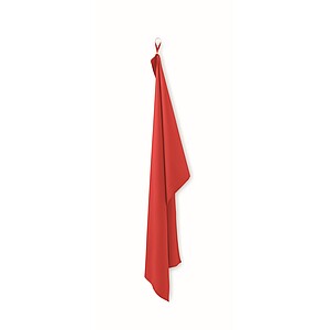 Microfibre towel, red