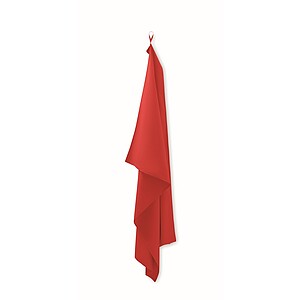 Microfibre towel, red