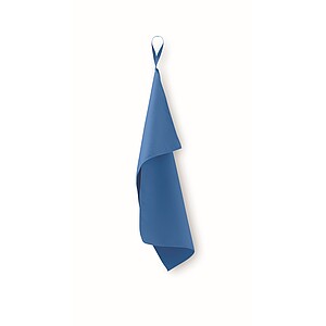 Microfibre towel, royal blue