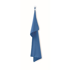 Microfibre towel, royal blue