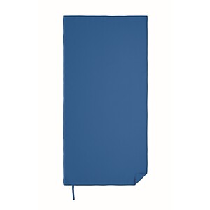 Microfibre towel, royal blue