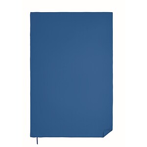 Microfibre towel, royal blue