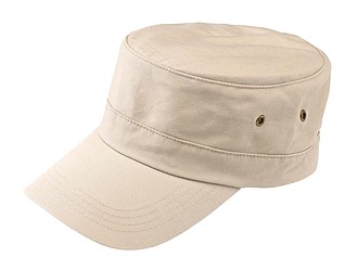 Military cap "Soldier" with casual army style, made from strong cotton,colour sand