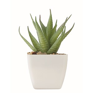 Mini artificial plant, white