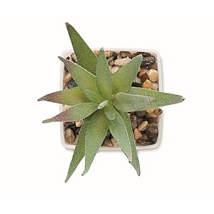 Mini artificial plant, white