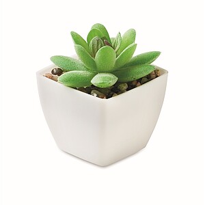 Mini artificial plant, white