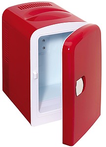 Mini cooler / warmer box, 12V cigarette lighter and 230V main connection,colour red