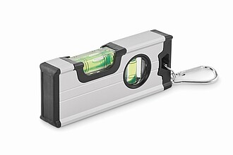 Mini magnetic aluminium level, silver