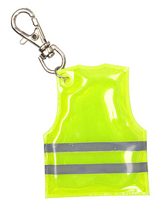 mini reflective vest keyring