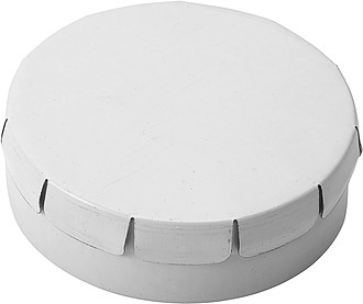 Mint tin, approx 60 mints White