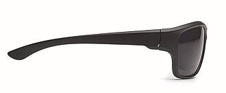 Mirrored sport sunglasses UV400, black