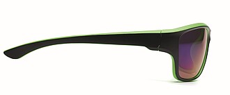 Mirrored sport sunglasses UV400, lime
