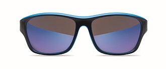 Mirrored sport sunglasses UV400, turquoise