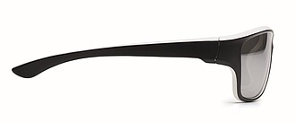 Mirrored sport sunglasses UV400, white