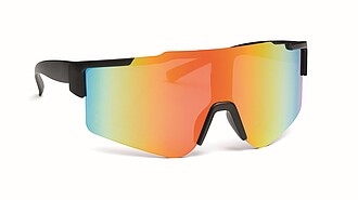 Mirrored sports sunglasses, multicolour