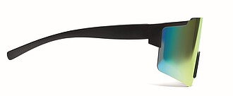 Mirrored sports sunglasses, multicolour