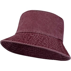 Mitica washed sun hat, burgundy