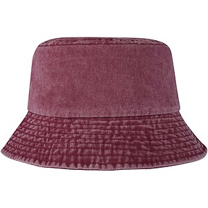 Mitica washed sun hat, burgundy