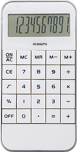 Mobile phone shaped ten digit calculator