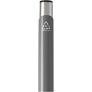 Moneta recycled aluminium ballpoint pen (blue ink), grey