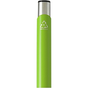 Moneta recycled aluminium ballpoint pen (blue ink), lime