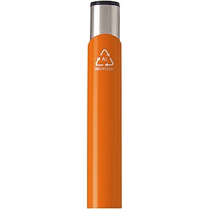 Moneta recycled aluminium ballpoint pen (blue ink), orange