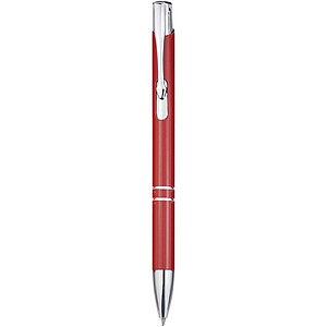 Moneta recycled aluminium ballpoint pen (blue ink), red