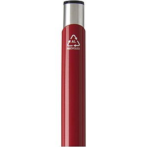 Moneta recycled aluminium ballpoint pen (blue ink), red