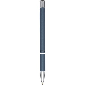 Moneta soft touch ballpoint pen, hale blue