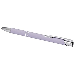 Moneta soft touch ballpoint pen, lilac