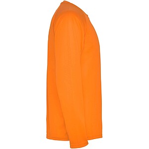 Montecarlo long sleeve kids sports t-shirt, fluor orange