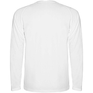 Montecarlo long sleeve mens sports t-shirt, white